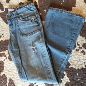 Aeropostale 3/4 Women's Blue Jeans